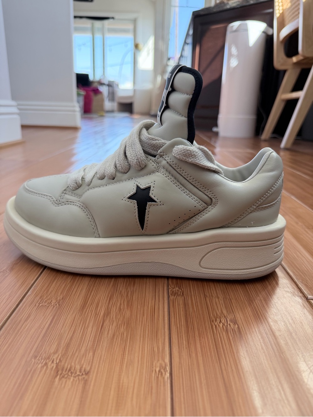 Rick Owens x Converse TURBOWPN Ox White/Cream Sneakers Men’s Size 10 NEW
